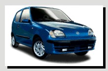 wynajem samochodów Warszawa - Fiat Seicento